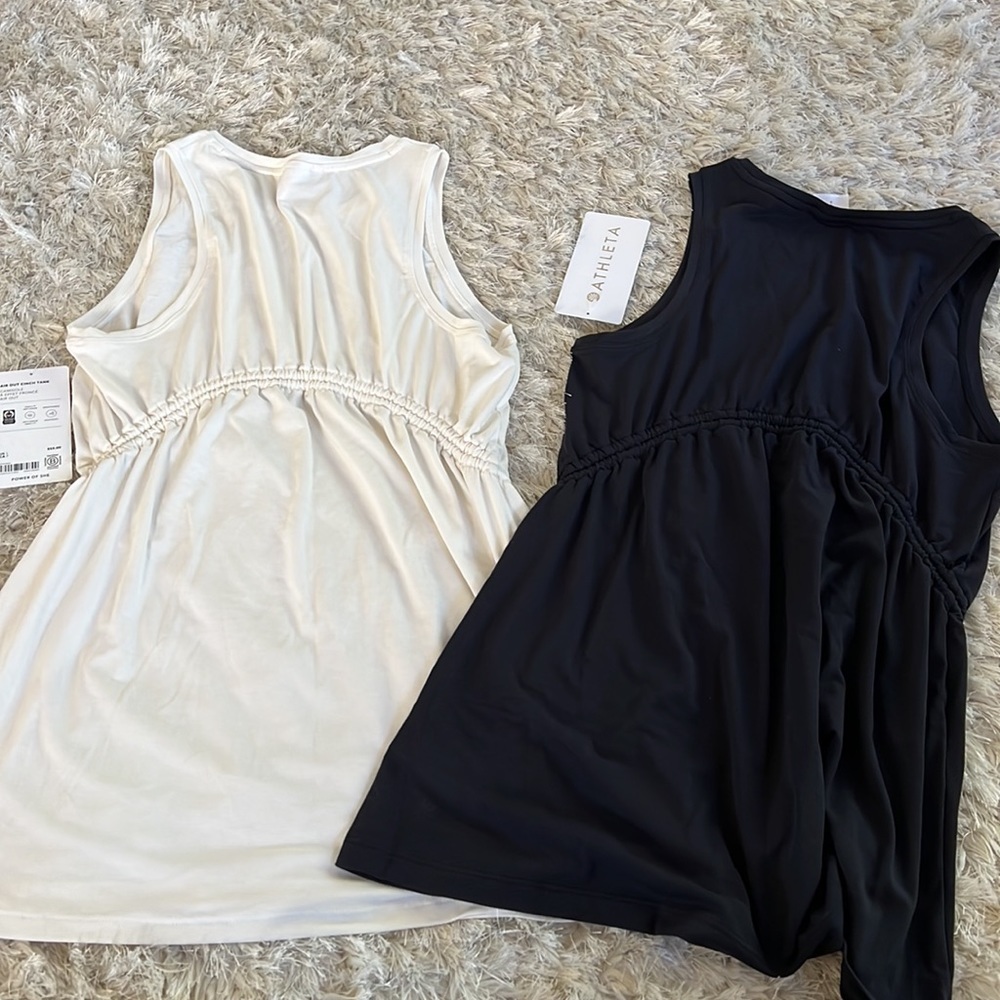 Two NWT Athleta Cinch Tanks - Picture 4 of 5